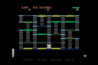 Beef Drop for Atari 7800 displayed by Tritari in an Atari XL/XE emulator
